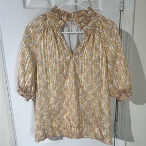 Avara Yellow/Gold Blouse